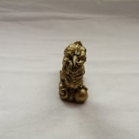 Сувенир малка статуетка китайски дракон в бронзов цвят , снимка 7 - Декорация за дома - 44466472
