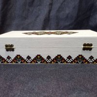 Ръчно изработена кутия с български шевици, снимка 6 - Български сувенири - 35844276