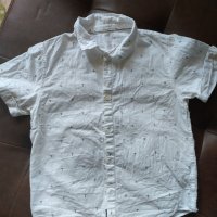 Детска риза с къс ръкав Zara 128 см, снимка 1 - Детски ризи - 40697135