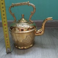 бароков месингов чайник, снимка 1 - Други ценни предмети - 40217913