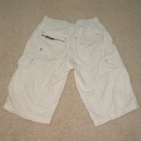 бели памучни панталони, снимка 2 - Детски къси панталони - 37827462