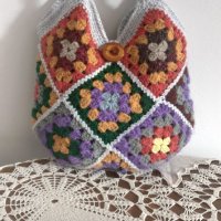 Дамски плетени чанти луксозни, ръчна изработка от качествени прежди, различни модели, снимка 7 - Чанти - 39398104