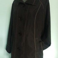 Стилно дизайнерско манто тип сако "Isabell Kristensen" / голям размер , снимка 2 - Палта, манта - 40997930