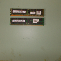 5.Ram DDR3 1333 Mz,PC3-10600R,4Gb,SAMSUNG.ECC Registered,рам за сървър.Кит 2 Броя, снимка 1 - RAM памет - 44696752