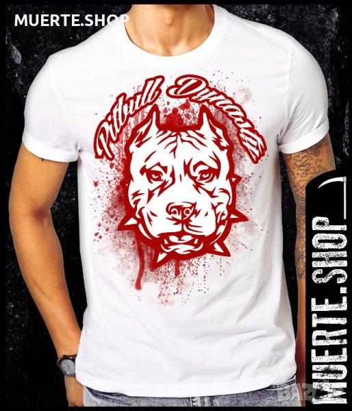 Тениска с щампа PITBULL GANGSTER, снимка 1