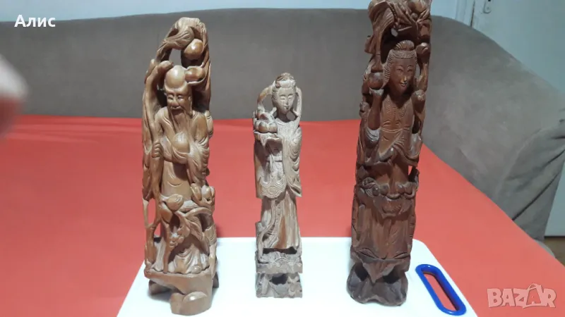дървени статуетки - дърворезба, снимка 1