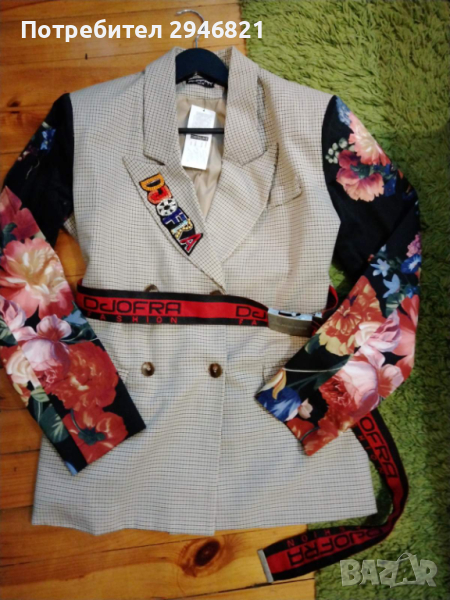 Чисто ново сако Djofra, с етикет, размер М, става и за Л, снимка 1