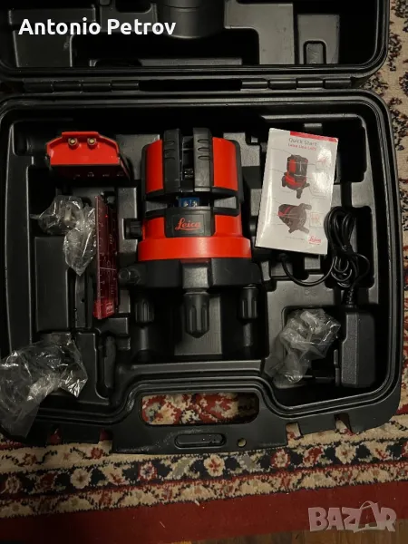  Лазер Нивелир LEICA Lino L4P1/ 15м, снимка 1