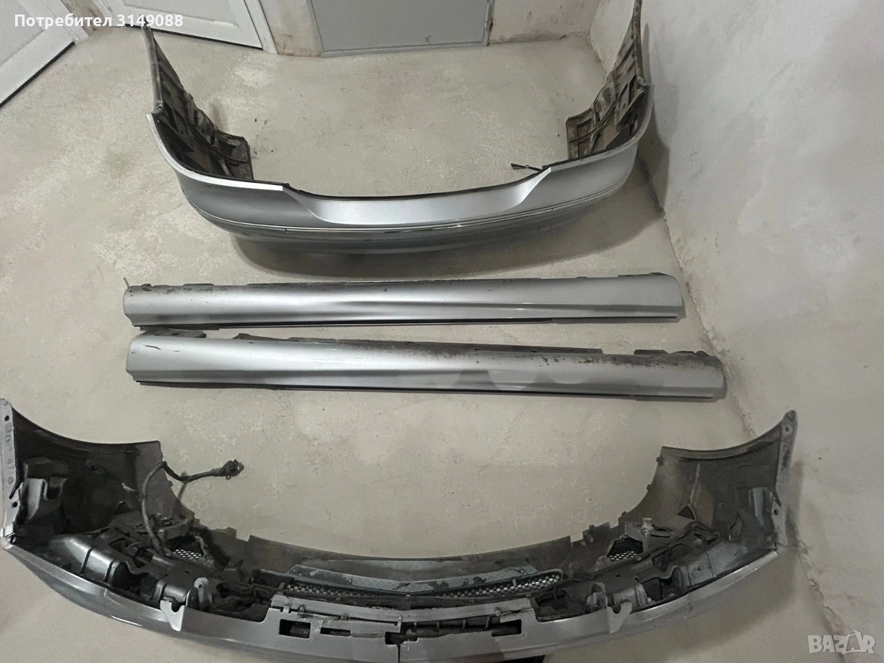 AMG предна броня, задна и прагове, снимка 1