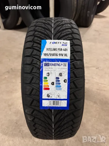 Нови 🚐 Всесезонни ❄️🌦️☀️ гуми 195/55R16 FORTUNE FITCLIME FSR-401 91V❗️, снимка 1