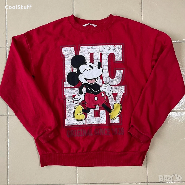 Mickey Mouse Logo H&M Детска Блуза Мики Маус Размер 12-14 Години, снимка 1