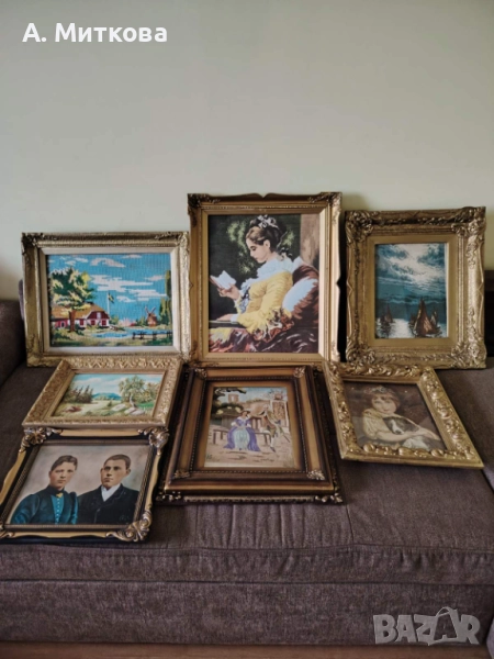 Продавам рамки за картини или гоблени, снимка 1