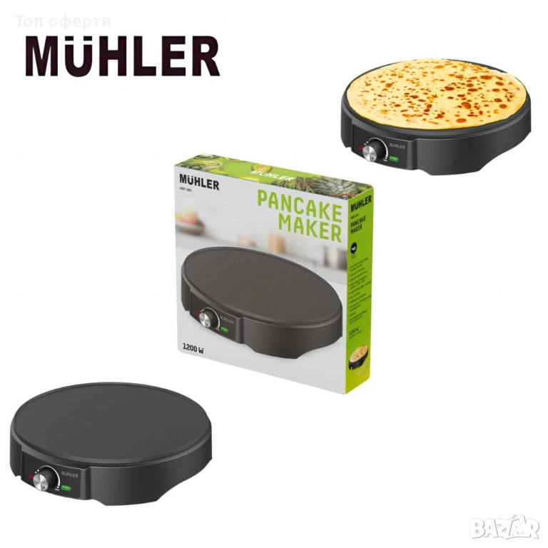 Уред за приготвяне на палачинки MÜHLER, снимка 1