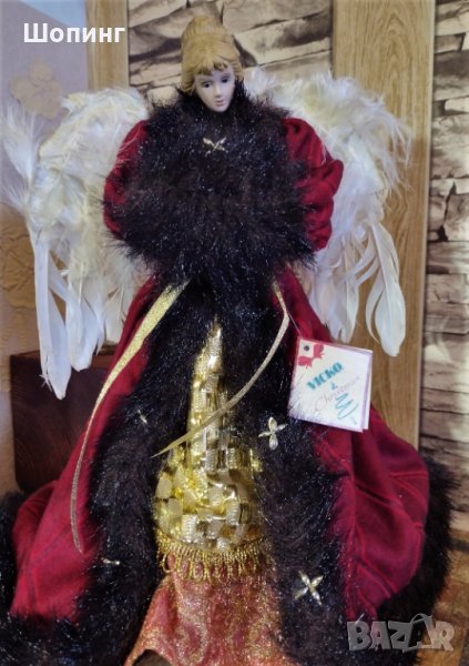 Ангел - връх за елха, статуетка, снимка 1