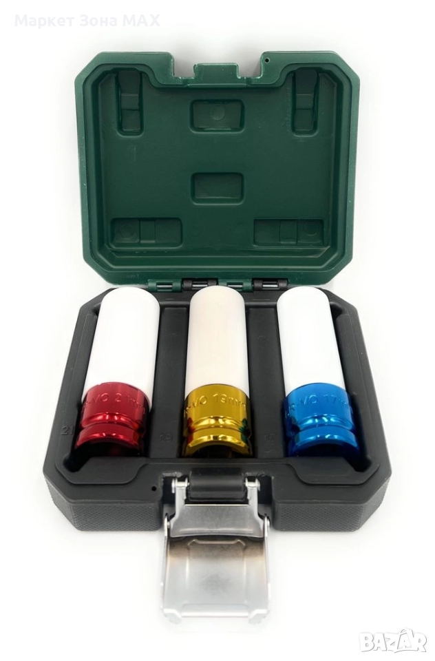 Професионален комплект ударни вложки 17/19/21 мм, снимка 1