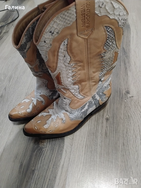 Ботуши тип каубойски, снимка 1