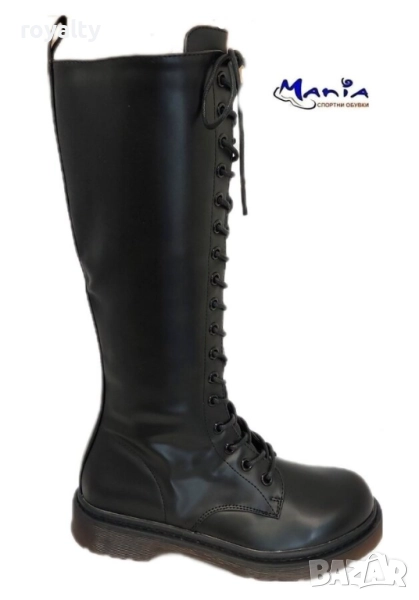 Дамски ботуши в черно, снимка 1