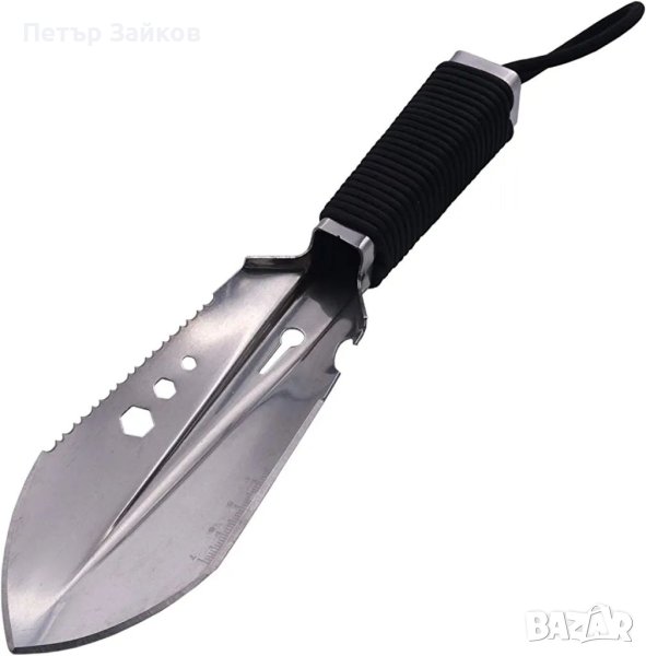 Тактическа лопата за къмпинг BushWalk, туризъм, свръхлека преносима лопата за раница, снимка 1