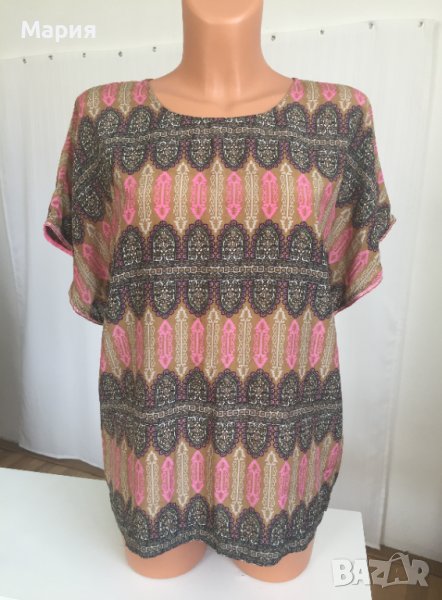 С / М Нова Дамска Блуза от 30% Коприна и 70% Памук Джули Фагерхолт Julie Fagerholt, снимка 1