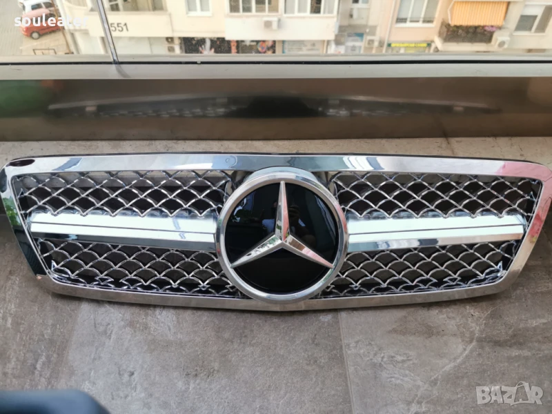 Решетка/маска с емблема тип AMG за Mercedes W203, снимка 1