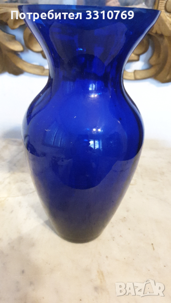 Стъклена ваза., снимка 1