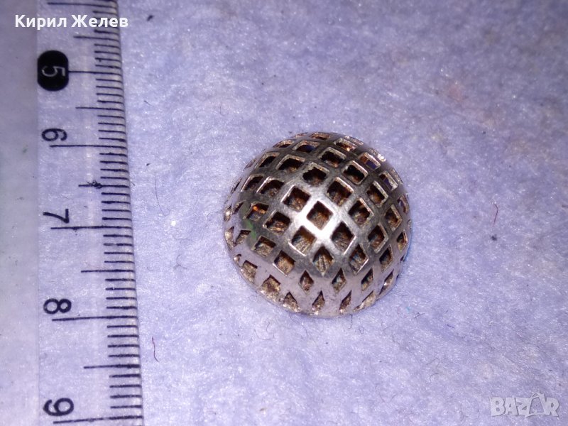 ПОСРЕБРЕНА АЖУРНА АРТ АПЛИКАЦИЯ - БЛАГОРОДНА НЕРЪЖДАЕМА СТОМАНА 25765, снимка 1