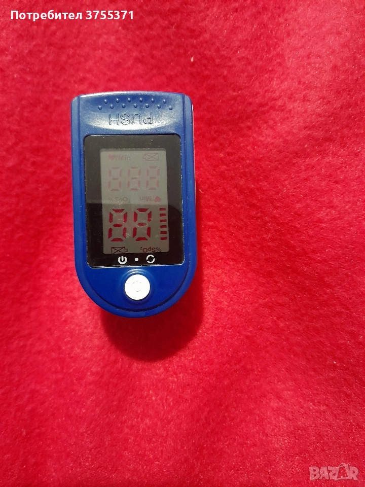 Пулсов оксиметър за измерване на пулса и кислорода в кръвта , снимка 1