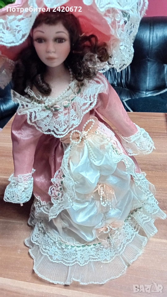 порцеланова колекционерска кукла, снимка 1