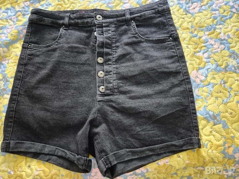 черни къси дънки Паус, снимка 1
