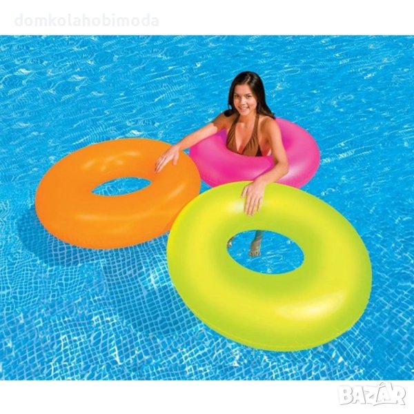 Надуваем пояс с флуоресцентни цветове. 91 см. Intex , снимка 1