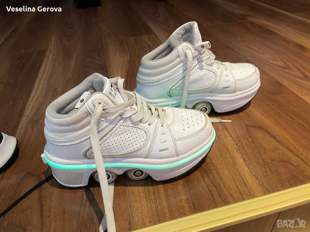 Уникални маратонки-кънки стелка 23,5, снимка 1