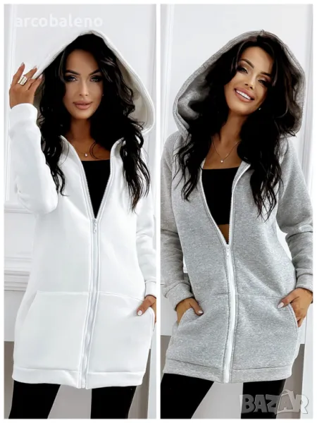 Дамски дълъг суичър Rainy Day, 2цвята , снимка 1