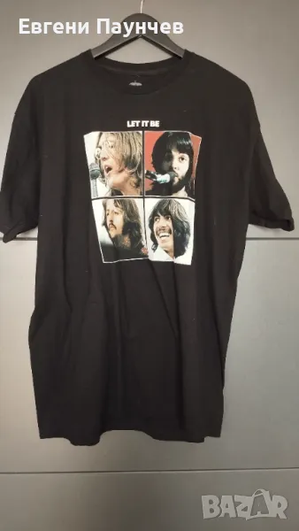 Мъжка тениска на The Beatles в размер XL черен цвят , снимка 1