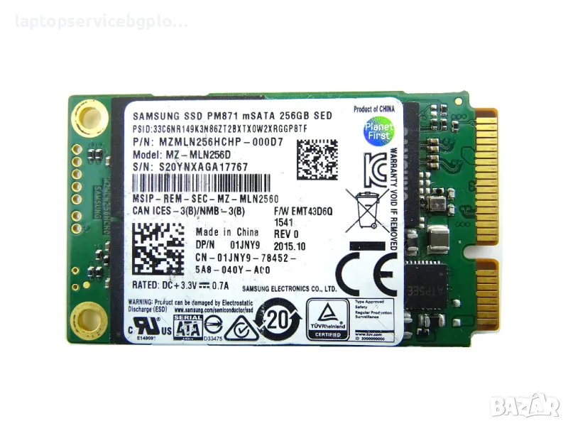 SSD Samsung MZ-MLN256D PM871 mSATA 256GB, снимка 1