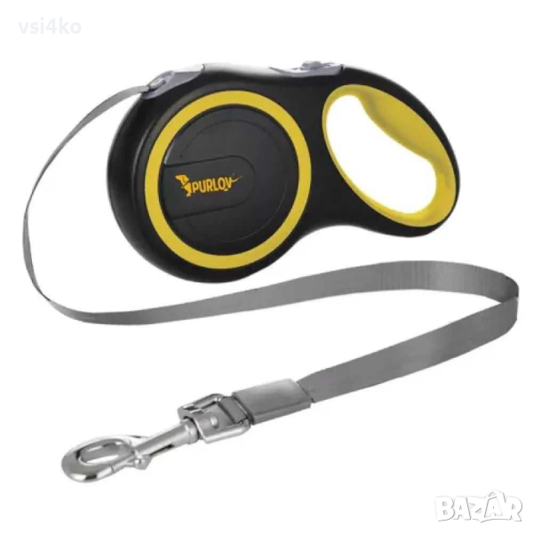 Автоматичен повод за куче 5 метра, до 15 кг., снимка 1