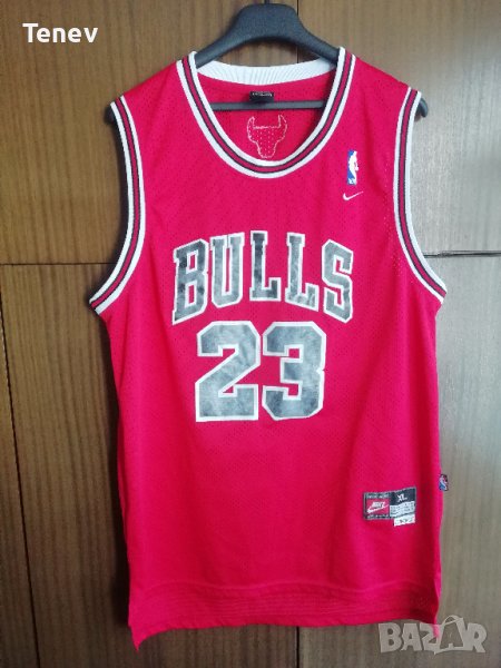 Chicago Bulls Michael Jordan Nike Vintage оригинален потник Jersey NBA Чикаго Булс Джордан , снимка 1