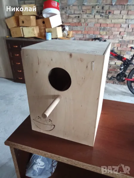 Гнездилка  за Големи  Папагали!, снимка 1