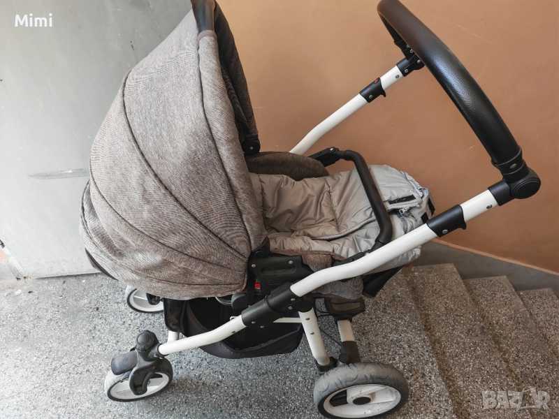 Бебешка количка с летен и зимен кош, кошче за кола, подарък зимно бебешко чувалче.. , снимка 1