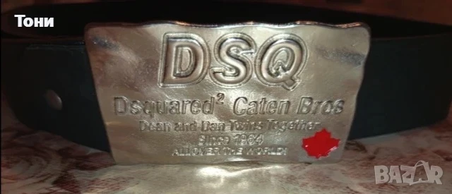 DSQ Оригинал Нов Дамски Кожен Колан 100см. , снимка 1