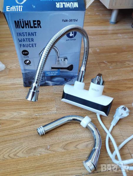 Нагревател за вода Muhler FWH-3075W, Монтаж на стена, снимка 1