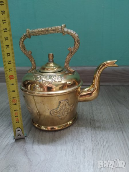 бароков месингов чайник, снимка 1