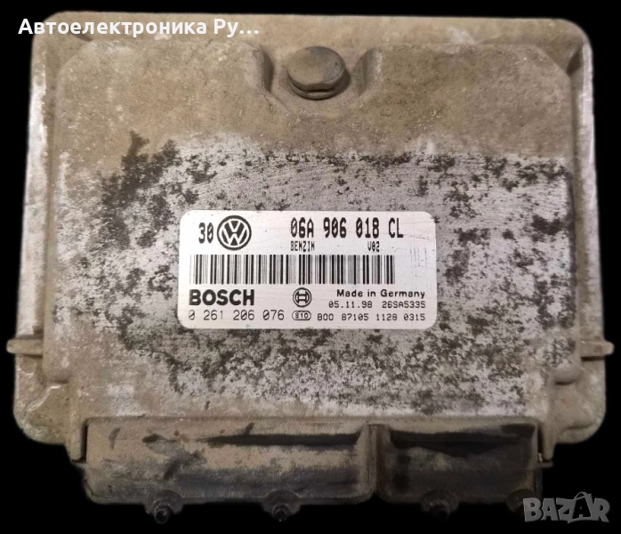 компютър VW VOLKSWAGEN GOLF 1.8, 06A 906 018 CL, 06A906018CL, BOSCH, 0 261 206 076,, снимка 1