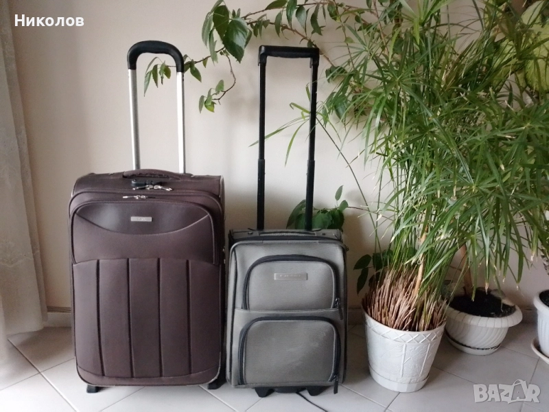 Куфар 2бр усилени колелца "AUSTRIAN AIRLINES "50/35/25см" "20лв"!+Доставка!, снимка 1