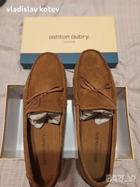 Уникални мокасини Ashton Aubry , снимка 1