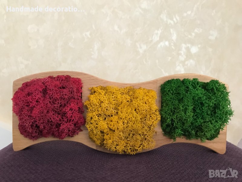 Декоративно пано със скандинавски мъх, снимка 1