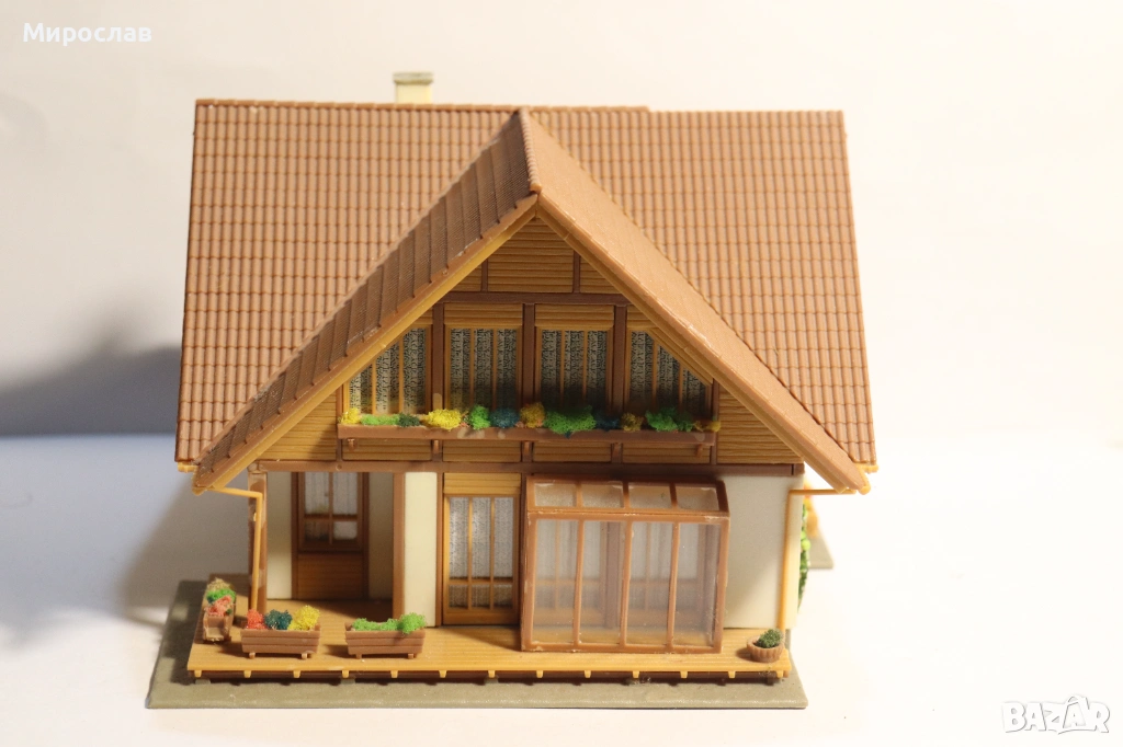 ALLER? KIBRI?VOLLMER H0 1/87 СГРАДА КЪЩА ВАГОН ВЛАК ЖП, снимка 1