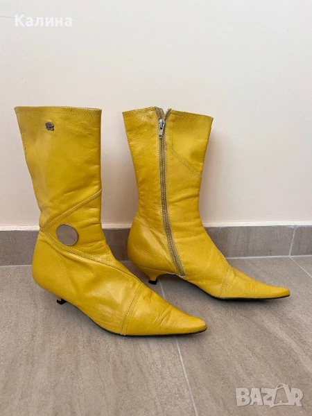 Боти от естествена кожа Buffalo London, снимка 1