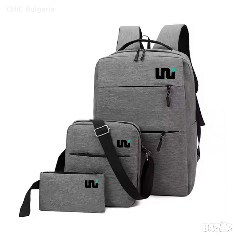 Раница, чанта за през рамо и несесер (2 бр. за 22 лв.) + Шал подарък - КОЛЕДНА ПРОМОЦИЯ, снимка 1