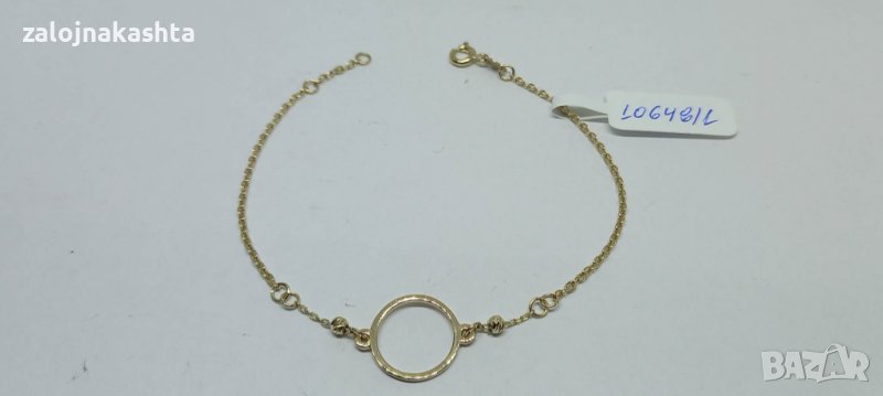 Нова-Златна гривна-1,62гр/14кр, снимка 1