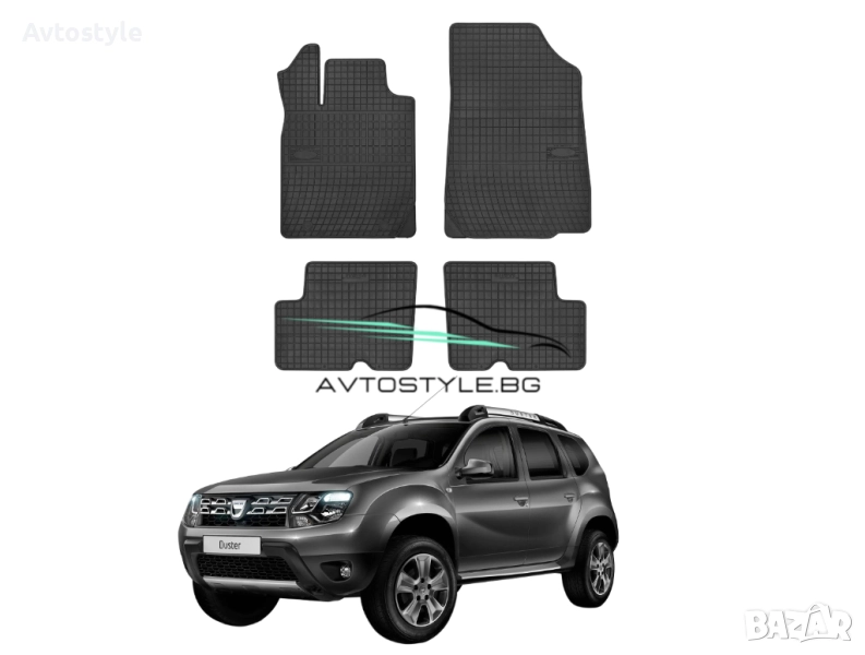 Гумени стелки зa Dacia Duster 2010-2018 г., Frogum - El Toro, снимка 1